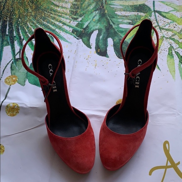 COACH CHRYSTIE ANKLE STRAP PUMP' - Picture 4 of 7